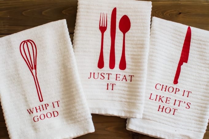 Make a Bridal Shower gift that any sweet Southerner would love! Use their home state to make a personalized dish towel to display and use in their kitchen!