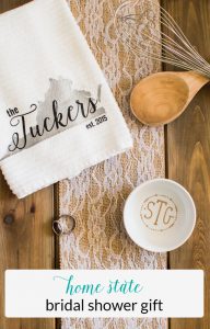 Bridal Shower Gift | Monograms | Monogram Craft | Heat Transfer Vinyl | Vinyl Crafts | Silhouette Cameo Crafts | Silhouette Cameo