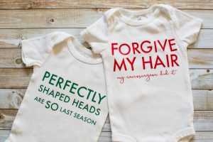 Keep the mood light and let others know that you love looking on the bright side of things with these humorous brain surgery onesies.