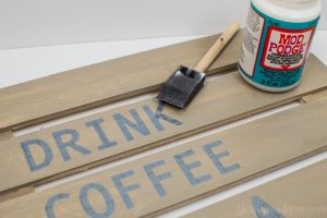 Decorate your coffee bar with Gilmore-inspired artwork using your Silhouette machine and a FREE SVG file to make the Gilmore Girls Coffee Sign.