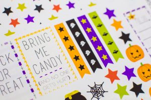 Halloween Stickers | Happy Planner | Free Printable | Halloween Printable | Holiday Crafts