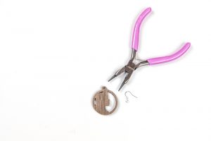Beauty and the Beast Earrings | Disney Crafts | Disney DIY | Beauty and the Beast Crafts | Silhouette Cameo Crafts | Silhouette Cameo Wood Sheets | Faux Wood Crafts
