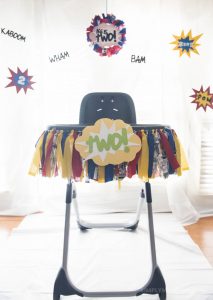 Command Hook Hack - I love hanging banners and garlands for kids parties but could never get them to stay up. This simple hack will save you time + frustration and will keep your banners looking great all day long!