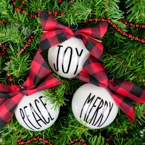 Rae Dunn Christmas Ornaments