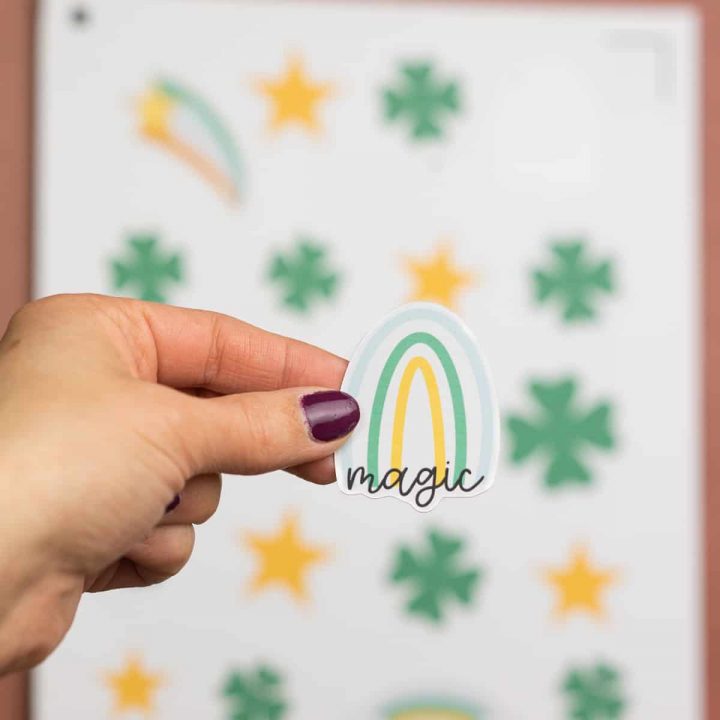 Lucky Charm SVG File Stickers